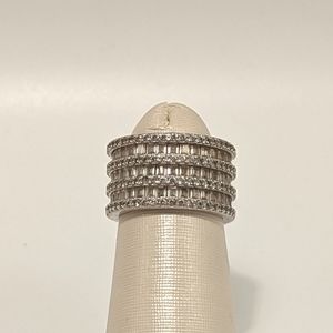 925 Sterling, CZ Infinity Ring